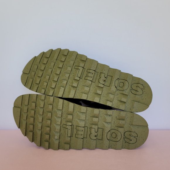 SOREL Roaming Decon Slingback Sandals- Women's Size 10 - Black/Olive color⭐ - Picture 14 of 16